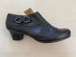 Stiefelette Echt-Leder, 5 TH AVENUE, schwarz, Gr. 37, Neu!!