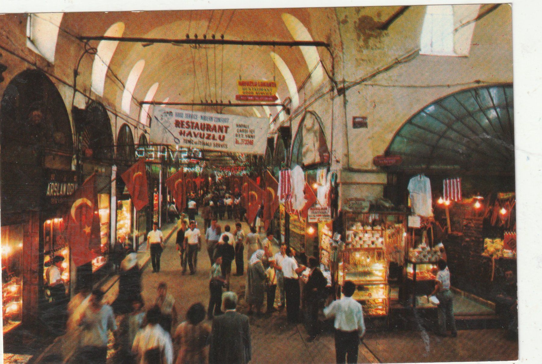 Ansichtskarten: Instanbul Bazar – Gebraucht aus Lumbrein von made02