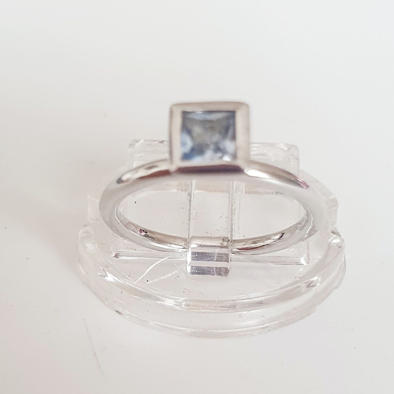 Bagues: Ring Silber 925 mit hellblauem Stein Grösse 16,2 mm – D'occasion à Kreuzlingen par Wunderkiste123 6