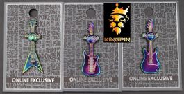 HARD ROCK CAFE PIN Metall Guitar 3er Set