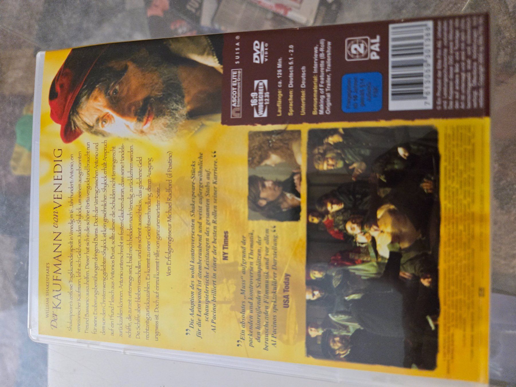 Tutti i DVDs: Der Kaufmann von Venedig DVD – Usato da Bussigny venduto da Kfdlt 1