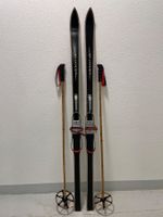 Ski (1 FA), fahrbare Original Päckert Holzski von ca. 1960