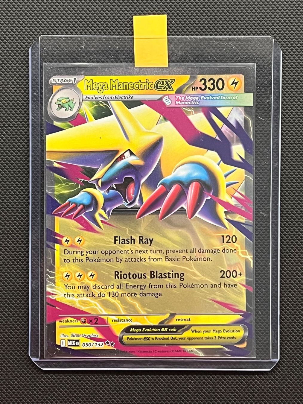 Pokémon Carte collezionabili: Pokemon Mega Manectric ex #50 - NM/MINT- Mega Evolution -ENG – Usato da Pregassona venduto da X_vendeditutto