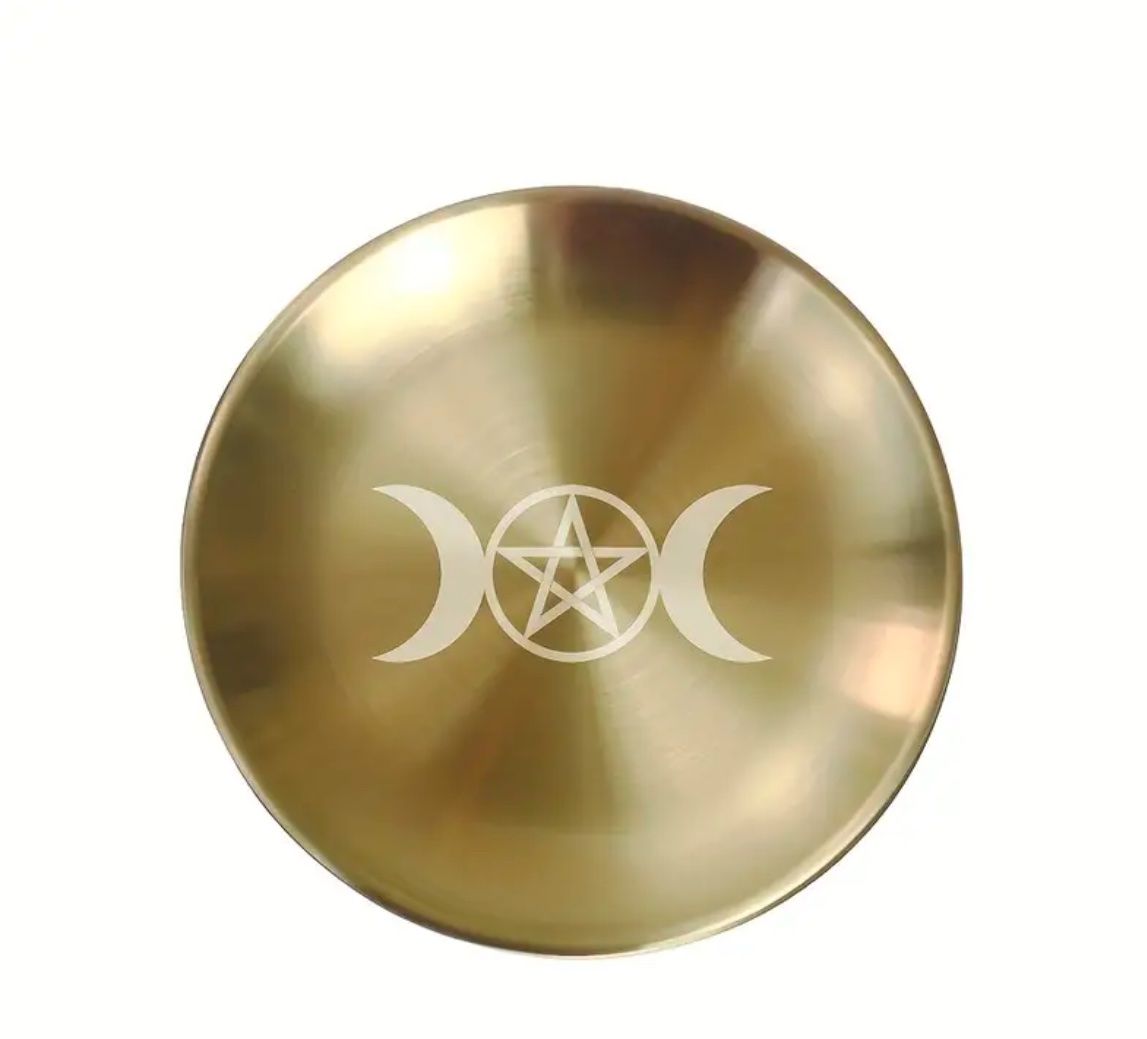 Tutte le decorazioni: Mondphasen (Wicca)  Teller/ Ritualschale – Nuovo e nell'imballaggio originale da Gams venduto da Mariawicca