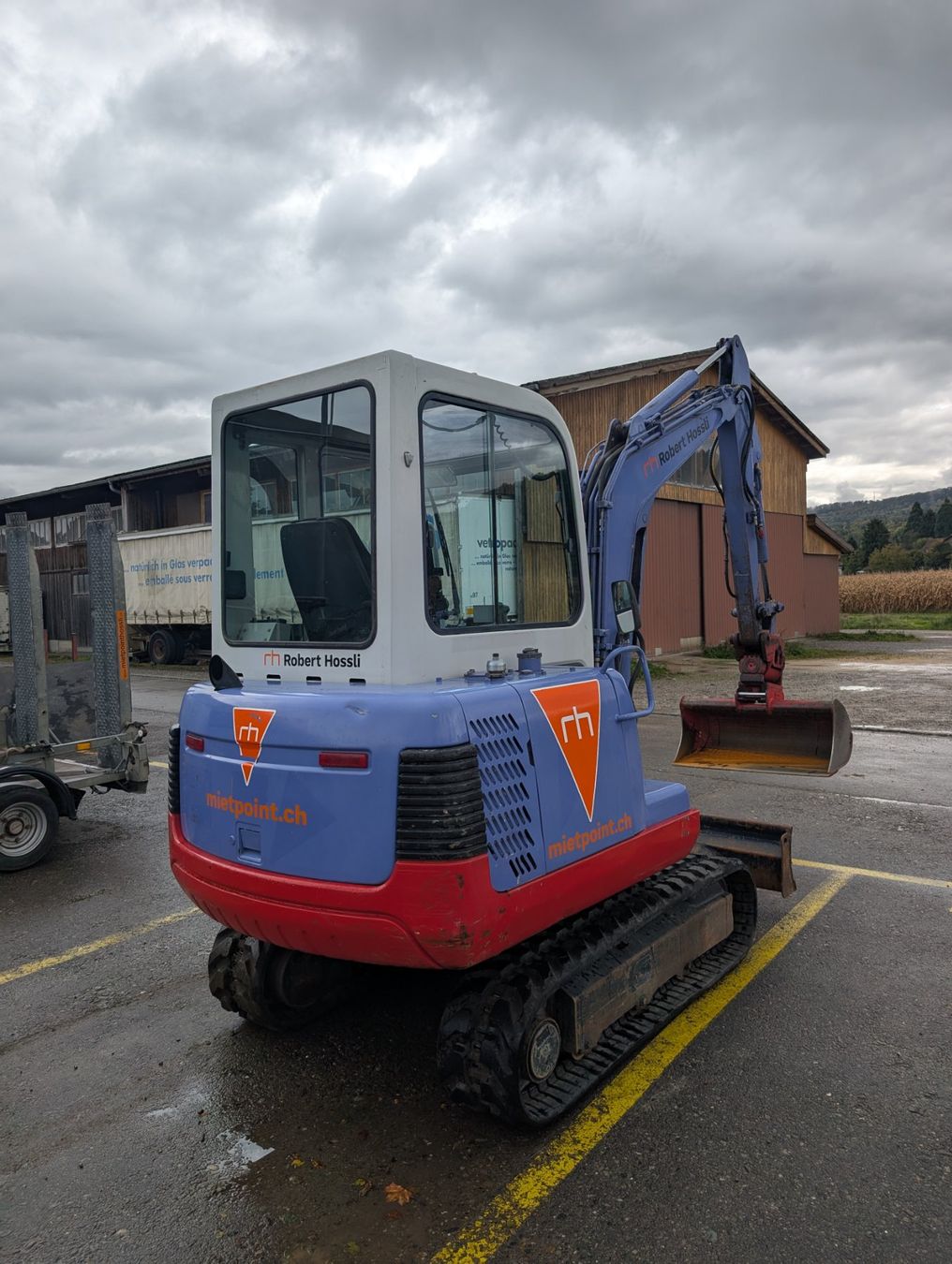 Takeuchi Escavatori: Bagger Takeuchi TB125 / Diesel / 2.7t – Usato da Scherz venduto da Mietpoint_Hossli 2