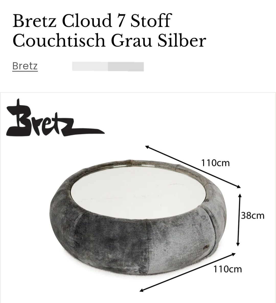 Bretz Tavoli: Bretz Cloud 7 Couchtisch – Usato da Zäziwil venduto da jan_mj57 1