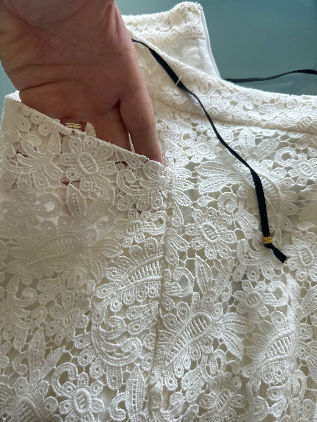 Röcke: Jupe Maje dentelle blanche taille 38 bon état – Gebraucht aus Vevey von lua_vb2w 2