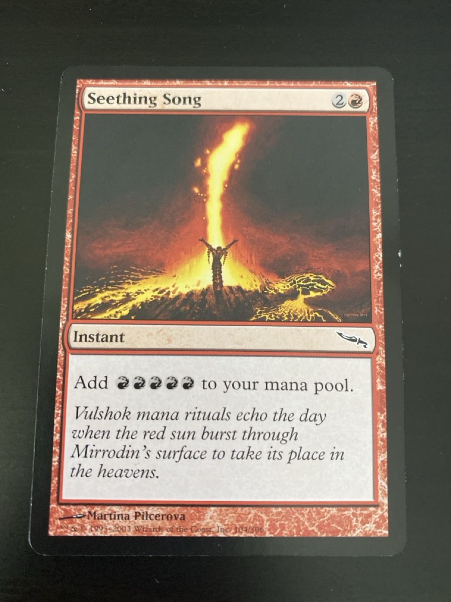 Magic The Gathering Carte collezionabili: Seething Song – Usato da Oberglatt ZH venduto da Finlandia1