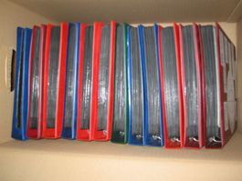 Schalterfreistempel-Sammlung in 12 Alben