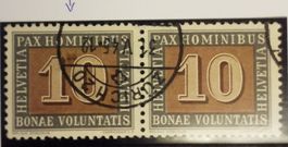 4084) 263.2.01, Abart Fleck zwischen 1 und 0 Kt. 250.-
