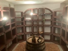 Weinkeller Regale aus Ton, Vintage Look, Top Zustand