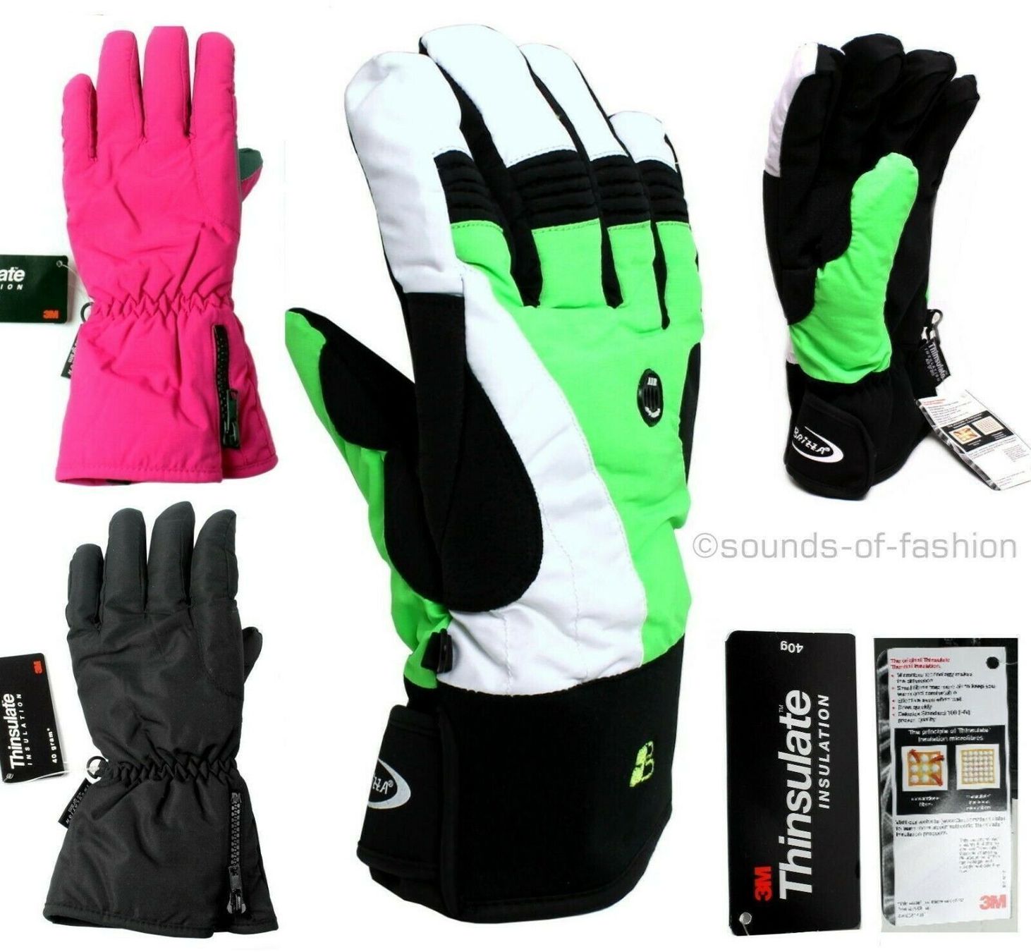 Guanti & manicotti: Warme Ski-Winterhandschuhe W/M – Nuovo e nell'imballaggio originale da Achseten venduto da Wenggi