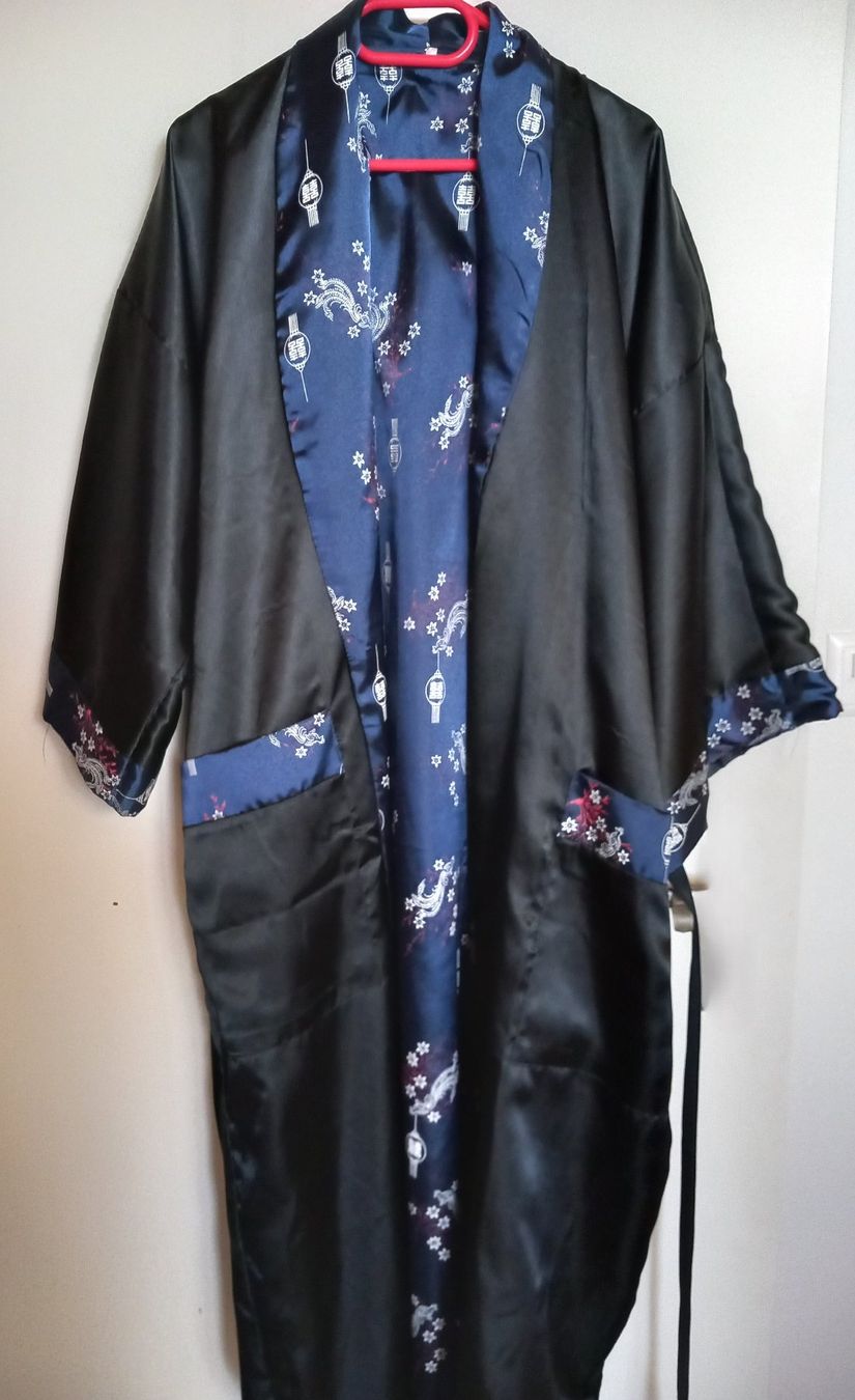 Arte internazionale: Kimono, beidseitig tragbar mit Drachen – Usato da Lindau venduto da san_kg2j