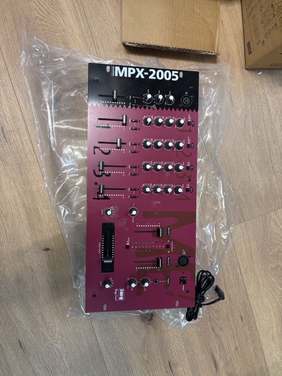 Console di mixaggio: Mixer DJ Stereo Stage Line MPX-2005 - – Usato da basel venduto da Swiss._.1978