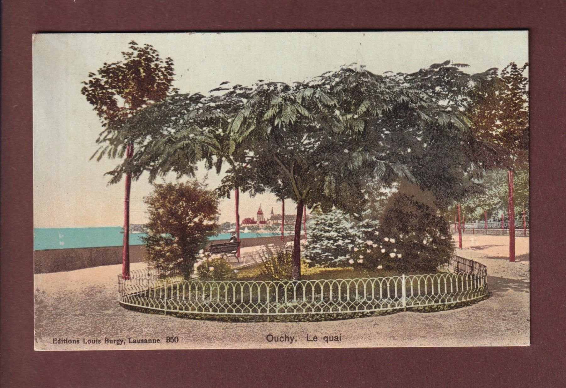 Cartes postales: LAUSANNE - Quai d'Ouchy - 1908 – D'occasion à Pully par nicecards