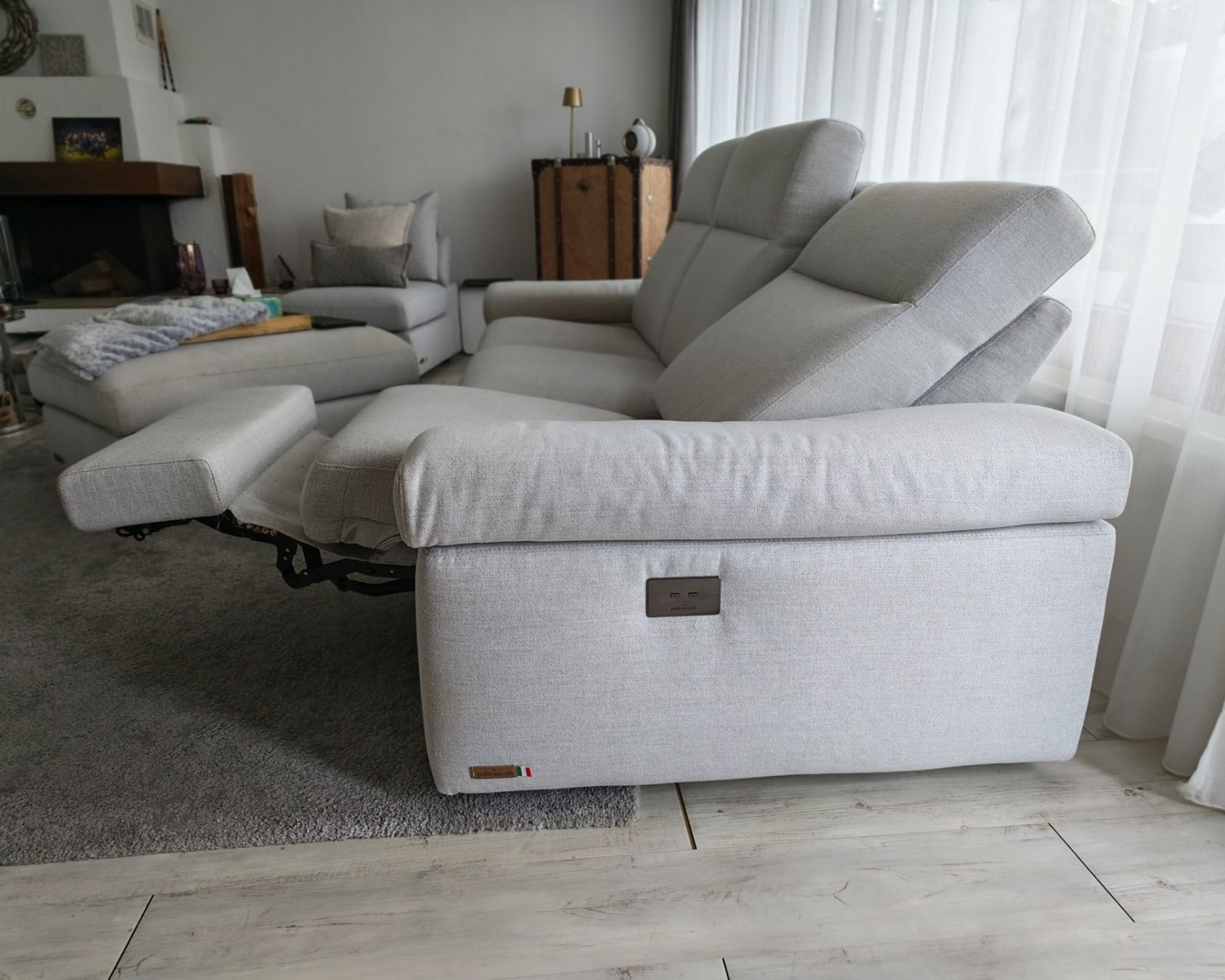 Divani: Poltrone Sofa "Pontenovo",4-6Plz, Stoff grau – Usato da Eschenbach SG venduto da Winger1 1
