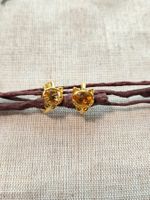 NEW - S925 Citrine Earrings