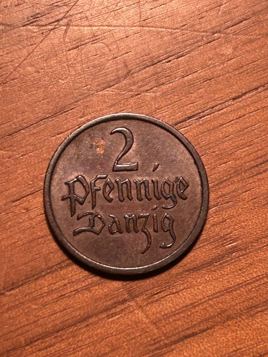 Tutti le monete: 2 Pfennige 1937 Danzig – Usato da Zürich venduto da vdwetering
