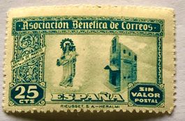Briefmarken aus  Spanien Verein zum Wohle des Postdienstes