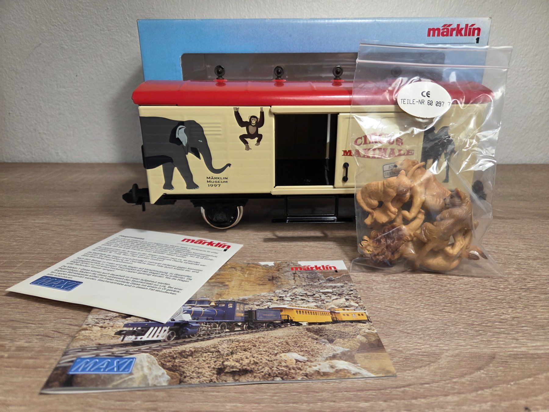 Märklin Modelleisenbahnen: Märklin Museum 1997 Circus Spur 1 – Neu und originalverpackt aus St-Aubin-Sauges von Lo_Go 5