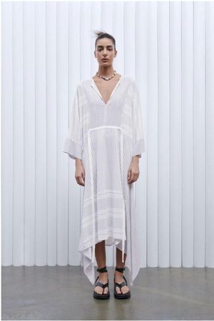 ZARA Sommerkleid Strandkleid Kleid Midikleid Gr.M ZARA