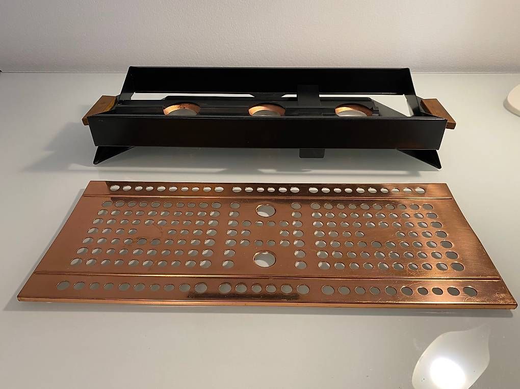 Servierplatten: Chauffe-plats vintage en cuivre – Gebraucht aus Peseux von alain032032 1