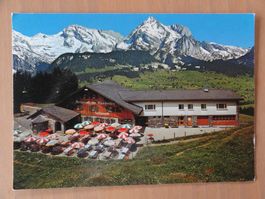 Blick zum Säntis und Schafberg - Bergrestaurant Sellamatt