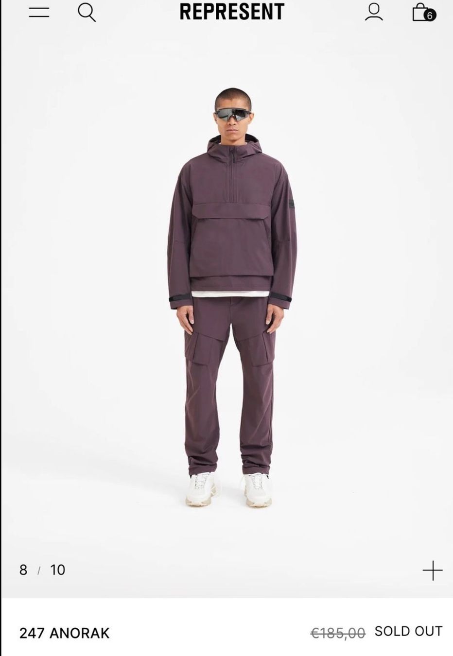 Represent Giacche: Represent 247 Anorak plum M – Usato da Langenthal venduto da lau_vv9q 3