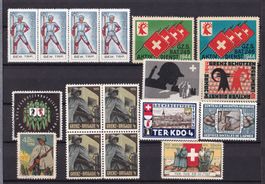 CH Briefmarken Lot "Soldatenmarken 2. WK"