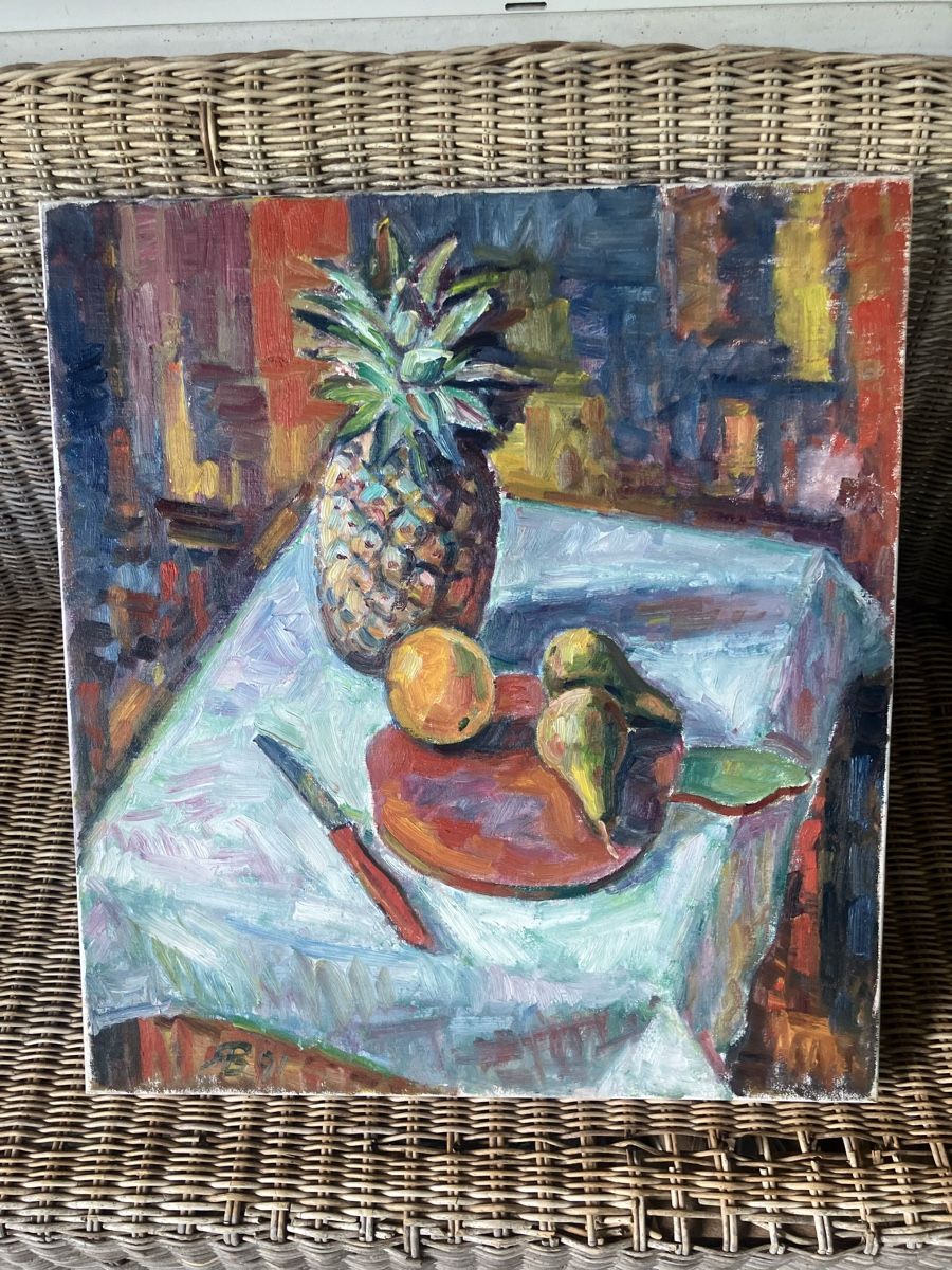 Dipinti: Nature morte à l Ananas – Usato da La Tour-de-Peilz venduto da mon_pd6m