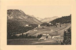 Arosa Chromlithographie um 1890