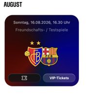2x Ticket Basel - FC Barcelona B5, Reihe 4
