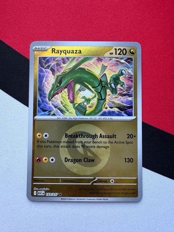 Pokémon - Rayquaza Reverse (ASC 153) Ascended Heroes EN (Neu (gemäss ...