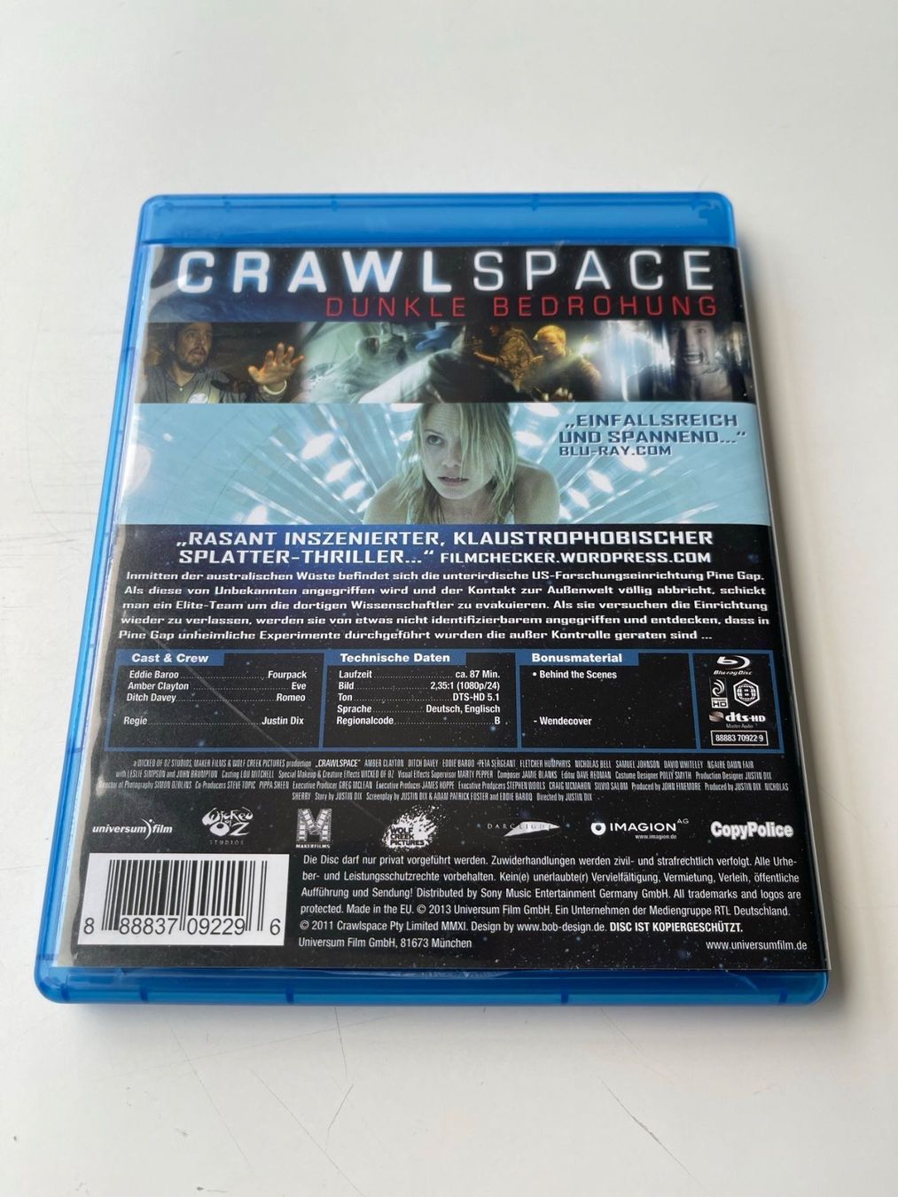 Alle DVDs: Crawl Space - Dunkle Bedrohung – Gebraucht aus Rüti ZH von alumedien 1