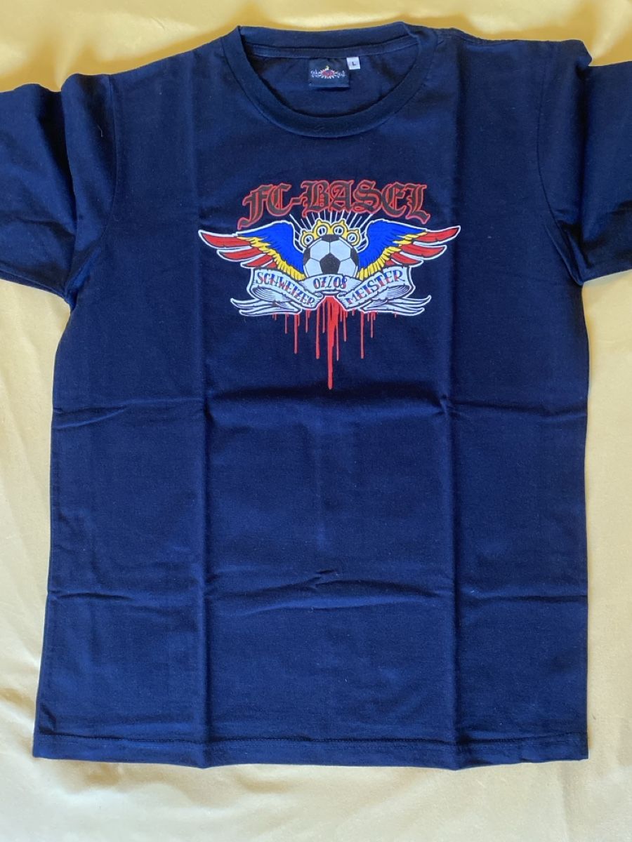 FC Bâle T-shirts: FC Basel Meister 07/08 T-Shirt – D'occasion à Büsserach par Gimenez77 2