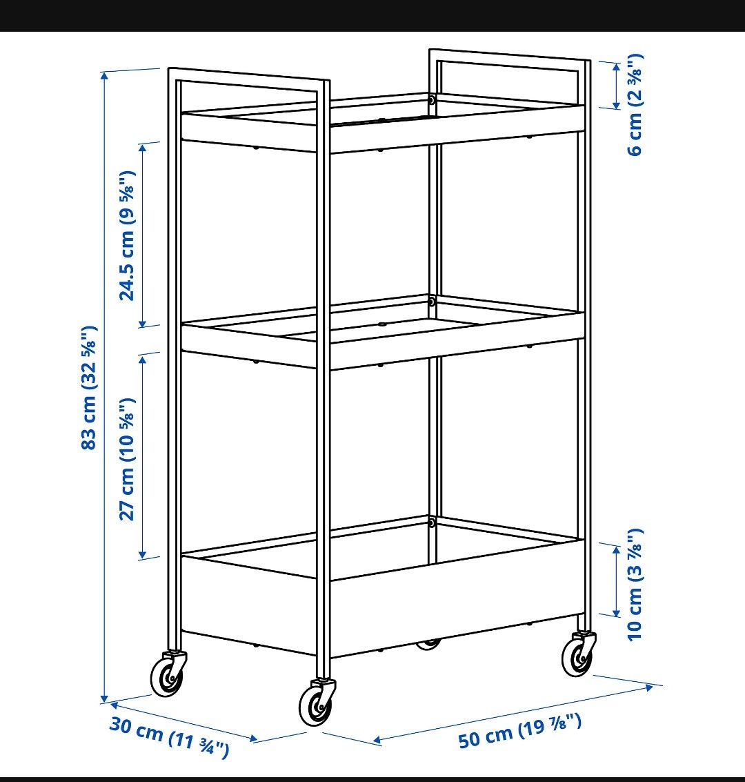 Ikea Komplettküchen: Servierwagen IKEA NISSAFORS – Gebraucht aus Bern von Leali_71 1