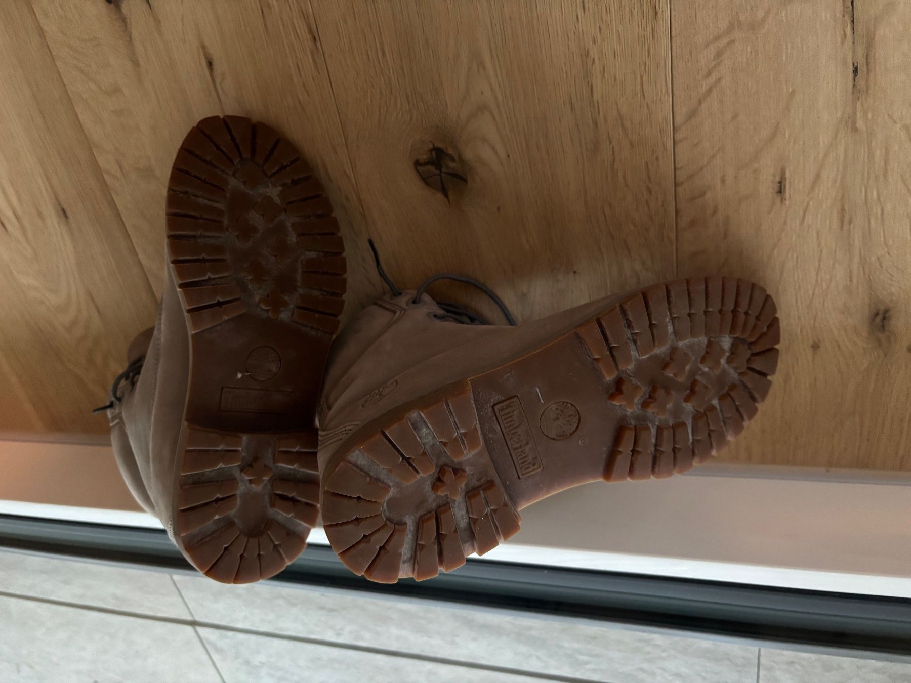 Timberland Scarpe da uomo: Timberland Boots / Lederschuhe grau – Usato da Winznau venduto da Lauralavera1 5