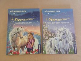 2 Bücher Sternenschweif Kosmos 2. Klasse guter Zustand