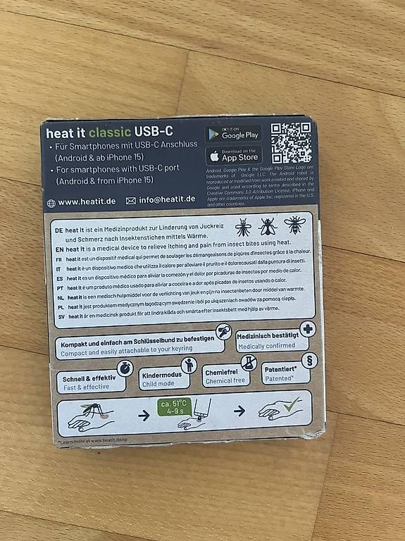 Medizinische Geräte: Heat it; Insektenstichheiler Usb C – Gebraucht aus Liebefeld von fab_s6x9 1