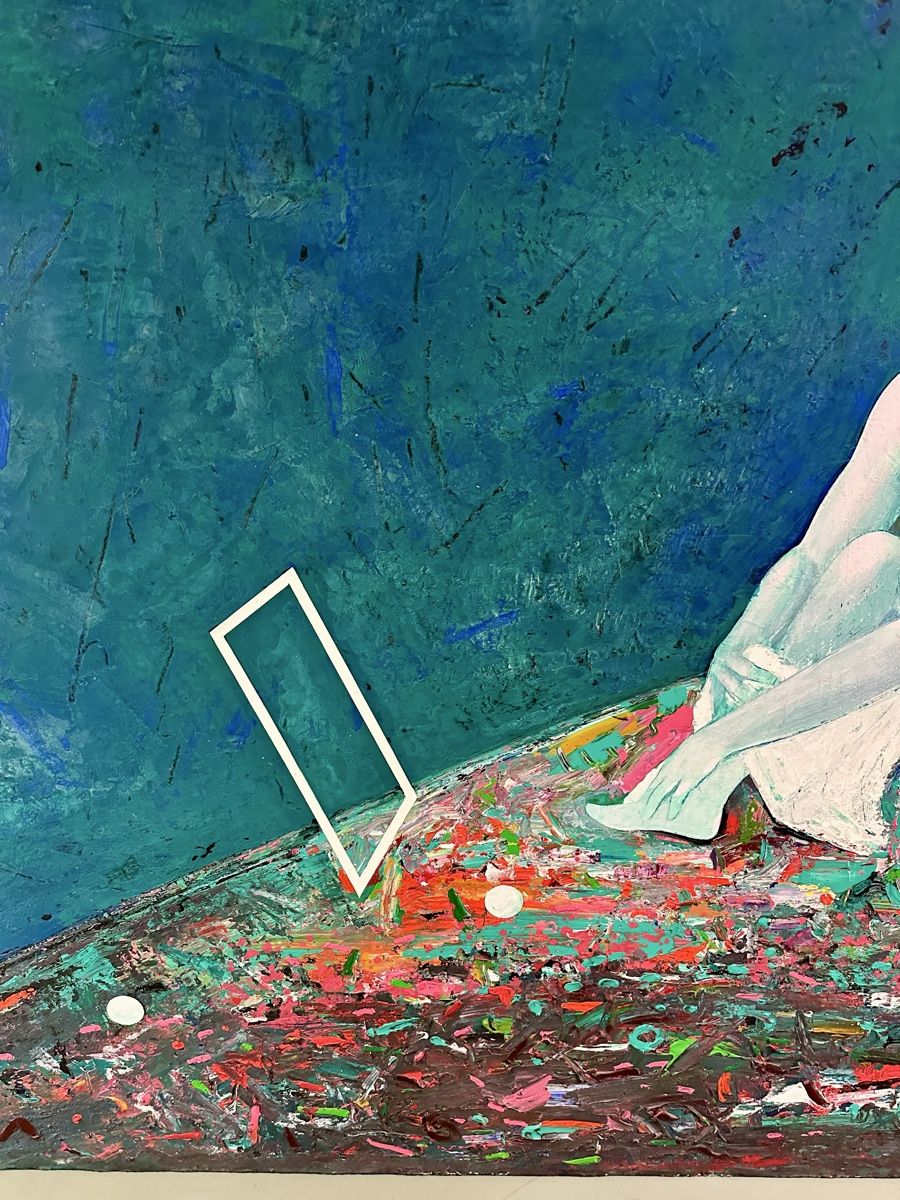 Gemälde: Grand tableau, art moderne J-C PRETRE. – Gebraucht aus Genève von Tom6 2