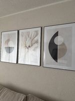 3 Bilder inklusive Bilderrahmen 