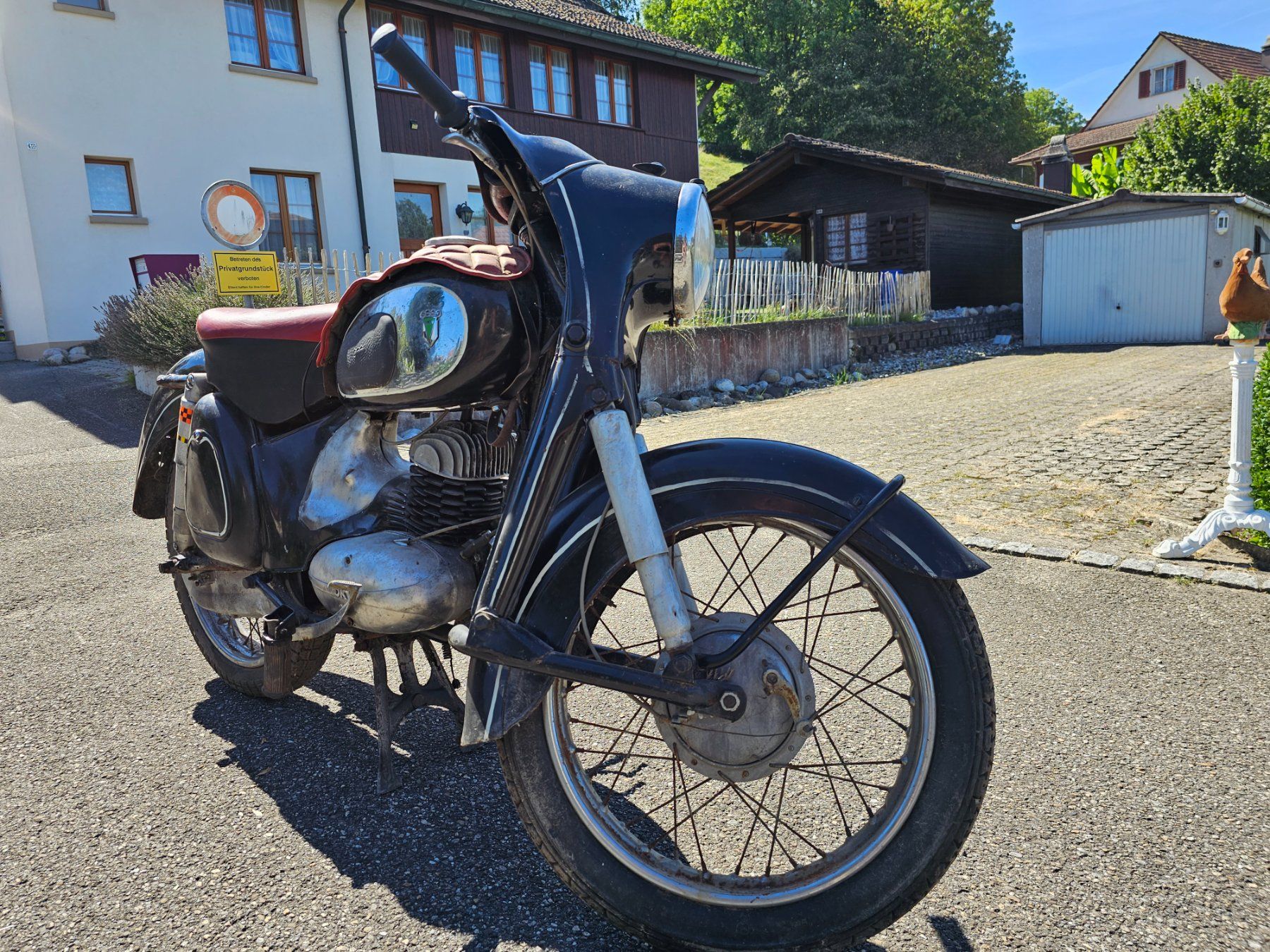 Strada: Dkw 175 S Bj1956 Scheunenfund – Usato da Wynau venduto da Bastel87 5