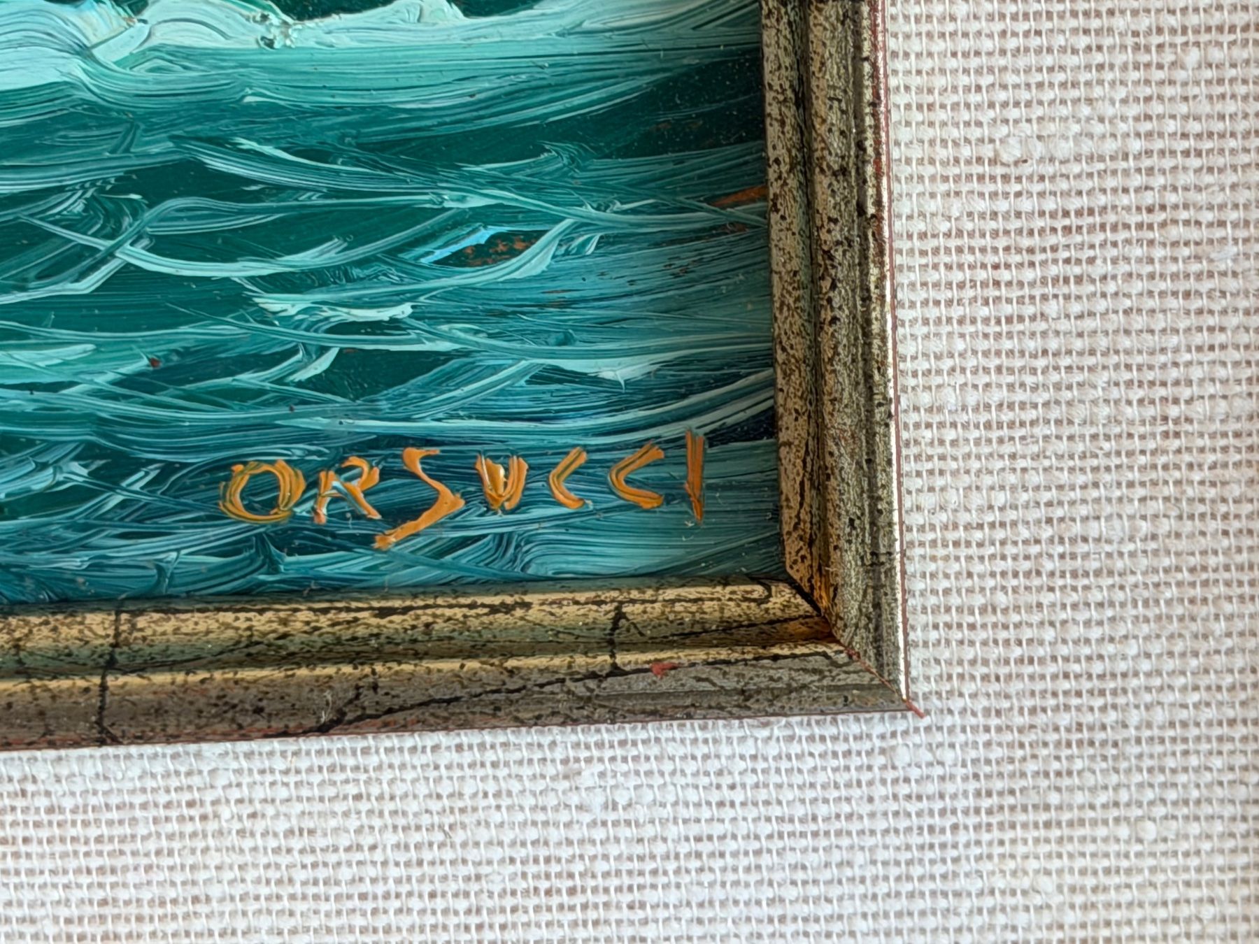 Dipinti: MASSIMO ORSUCCI b*1946 Ölgemälde Meer – Usato da Basel venduto da PAUL_ART 7