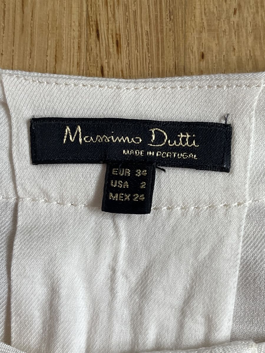 Massimo Dutti Camicette: Massimo Dutti Bluse, Gr. 34, Vanille farbig – Usato da Zürich venduto da Kleanthy 2