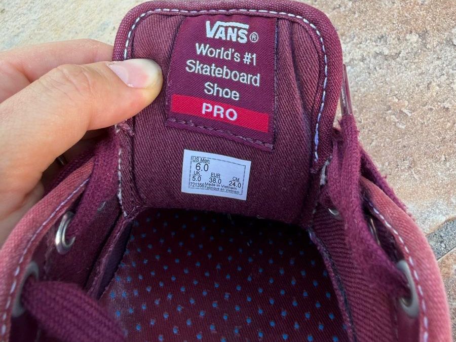 Vans Scarpe da uomo: Vans bordeau gamme skateboard pro – Usato da Founex venduto da Hyrienne 4