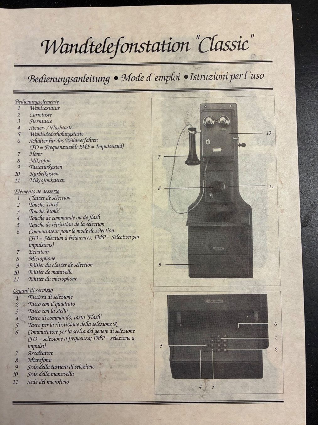 Telefoni: Wandtelefonstation "Classic" – Usato da Winterthur venduto da Oberiberg