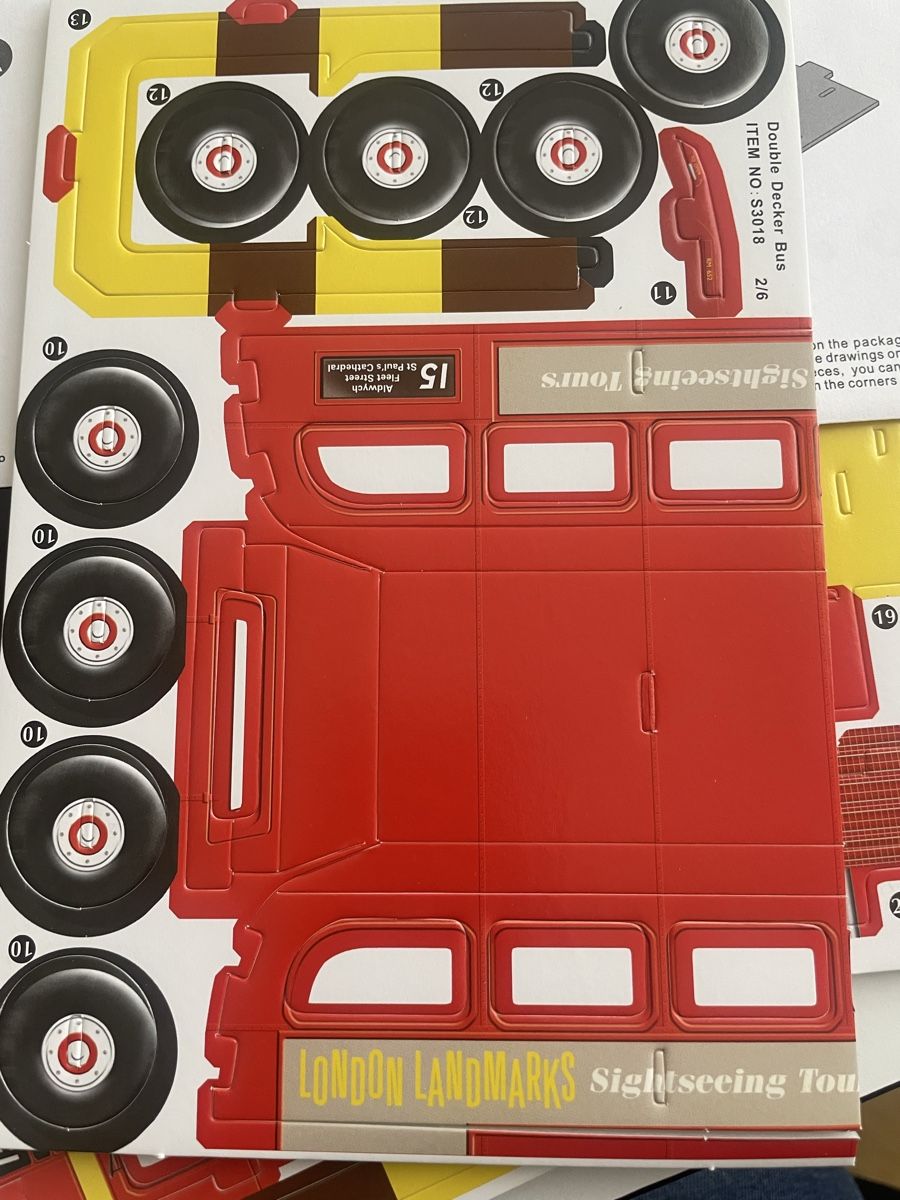 Puzzle: Puzzle 3D London Bus – Nuovo e nell'imballaggio originale da Basel venduto da Biriba 2