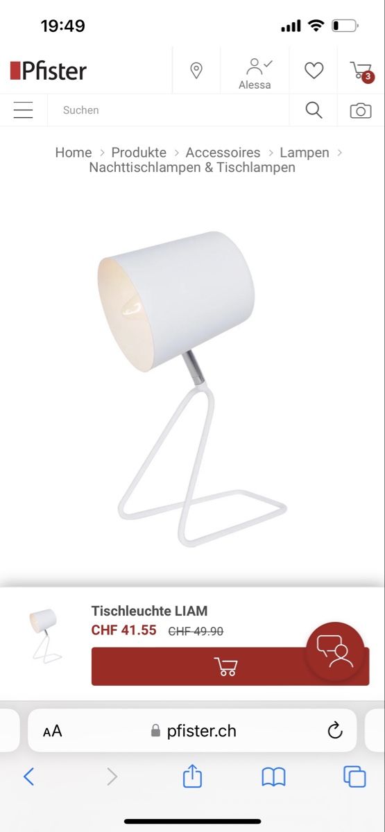 Pfister Lampade: Lampe Neu – Nuovo e nell'imballaggio originale da Zürich venduto da AJO91 5