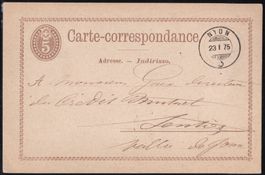 PK Nyon 1875 nach Sentier, Valle de Joux VD