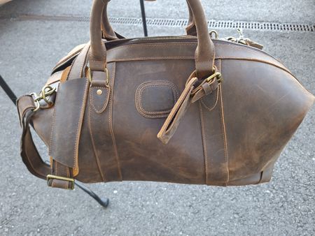 Leder Reisetasche braun gute Qualitaet